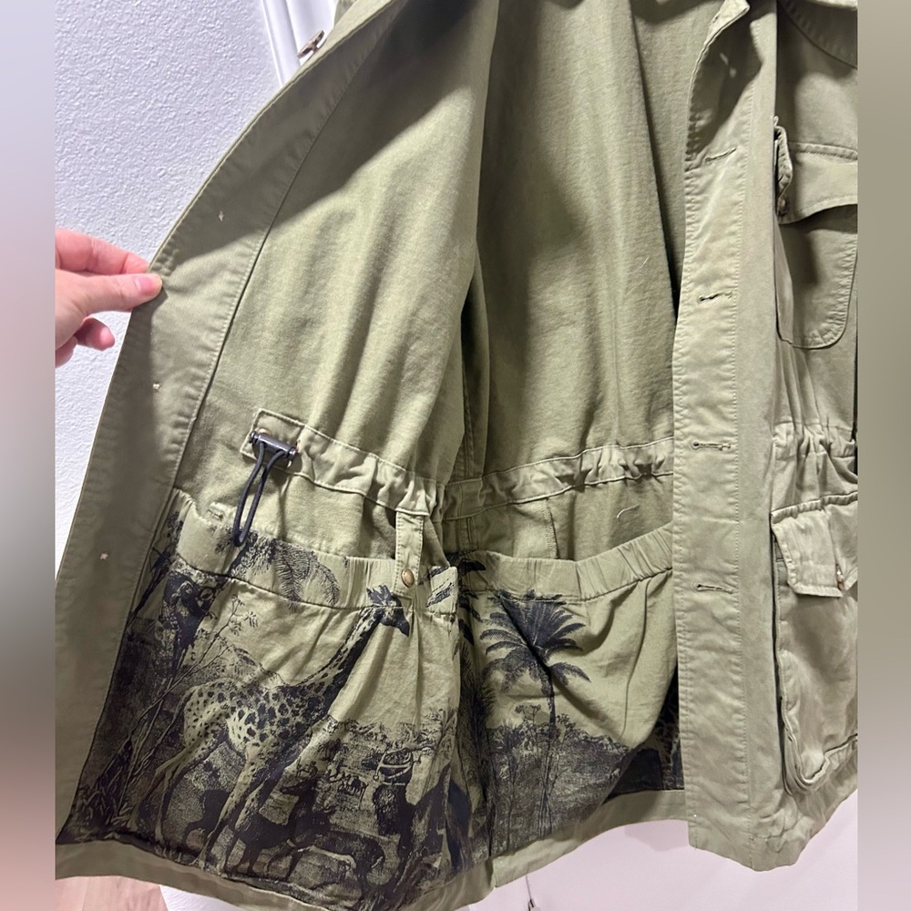 Banana Republic Army Green Jacket. XL. NWOT. - Picture 4 of 9